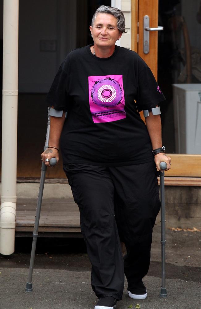 ترايسي وينجتون بعد خروجها من السجن