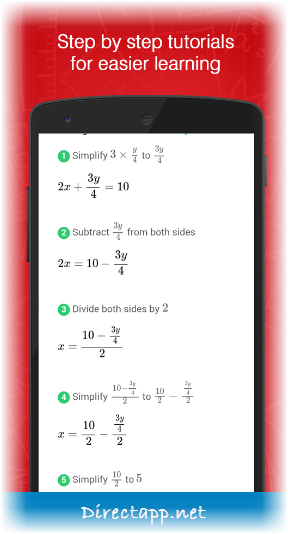تحميل تطبيق AutoMath Photo Calculator للاندرويد برابط مباشر